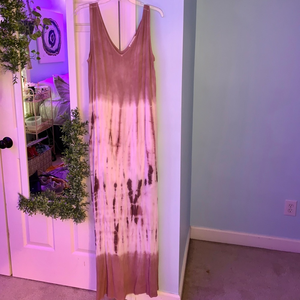 Peach Love California Tie Dye Maxi Dress
